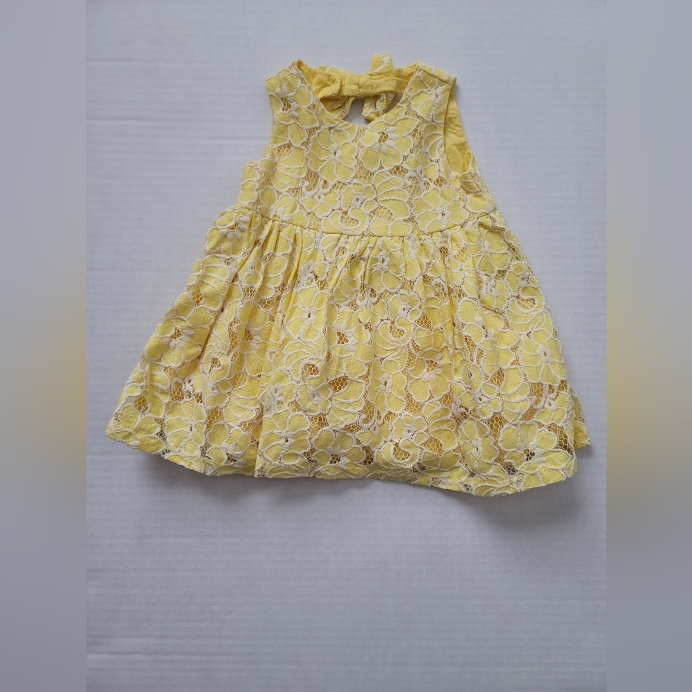The Children's Place Yellow Lace Dress